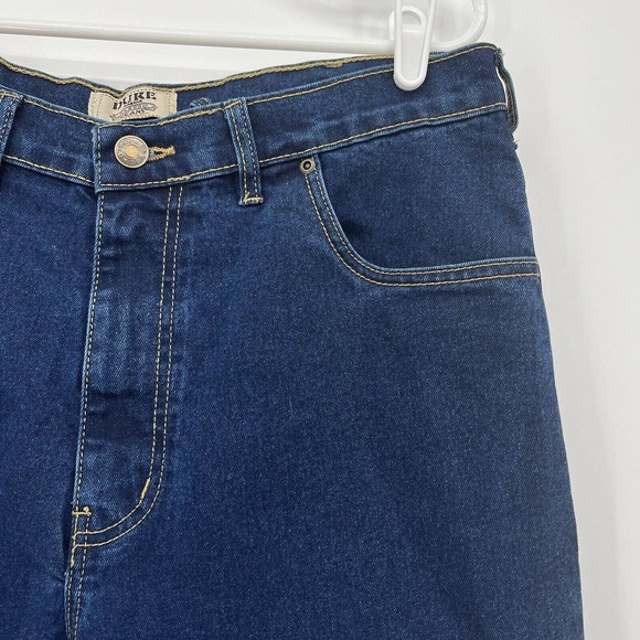 Duke Haband Classic Fit Jeans Men's Size 36 Straight Fit Dark Wash Stretch Denim - Picture 4 of 10